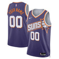 nike Suns Purple Custom Jersey