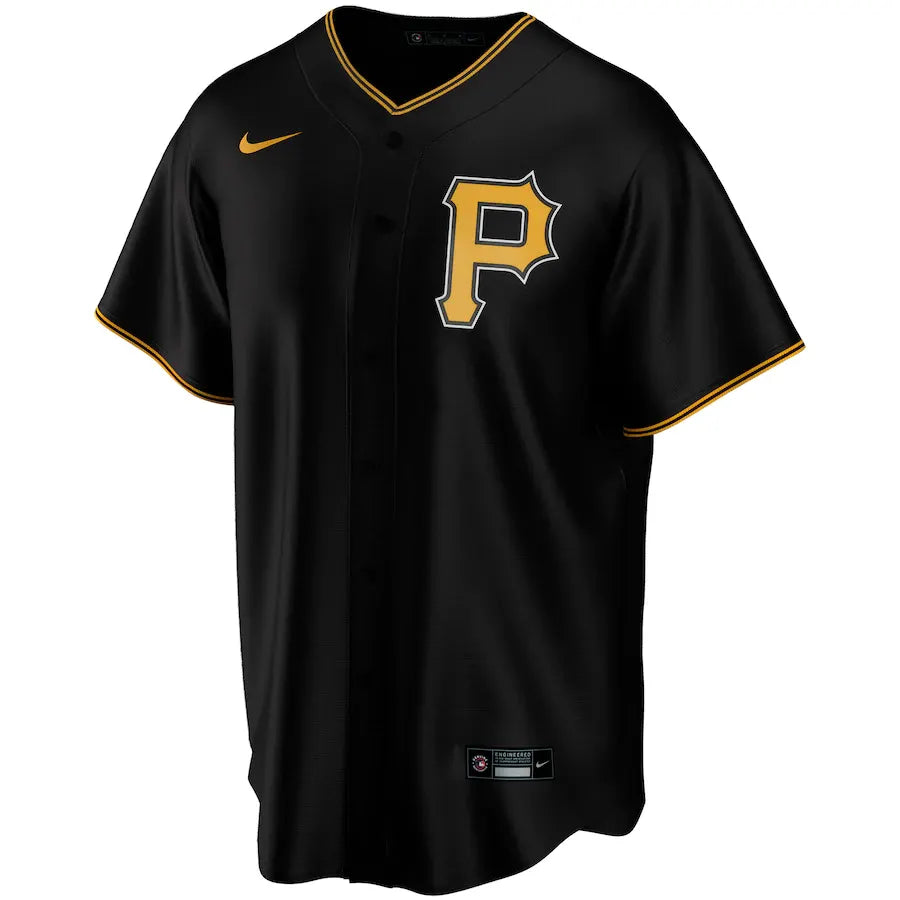Pirates Black Alternate Custom Jersey - Hình 2