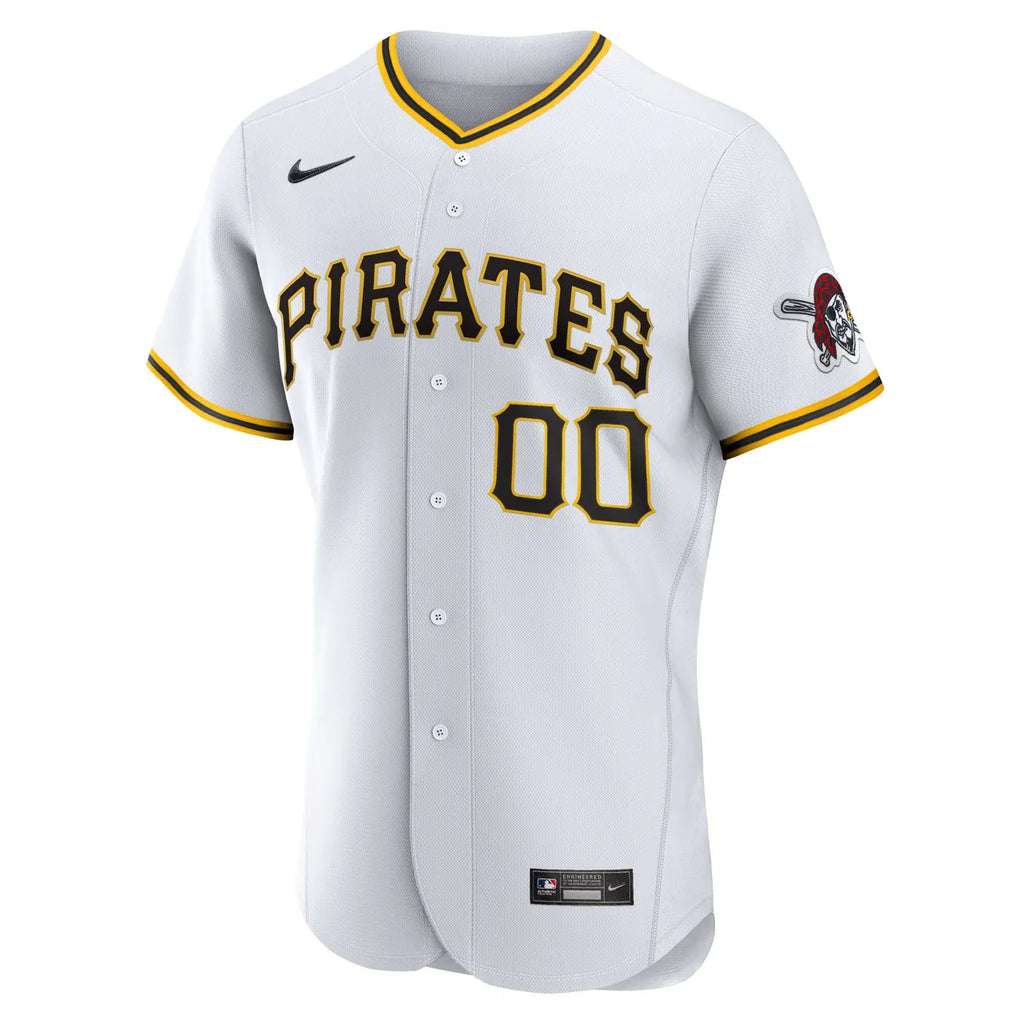 nike Pirates White Custom Jersey - Hình 3