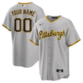 Pirates Gray Custom Jersey