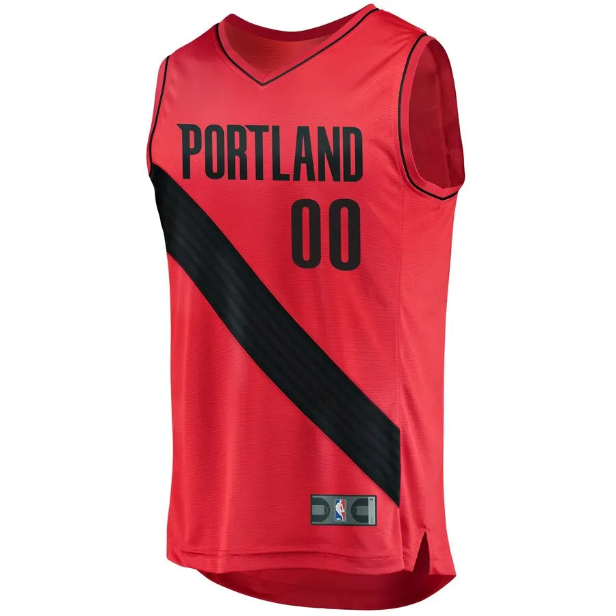 personalized Fanatics Blazers Red Custom Jersey - Hình 2
