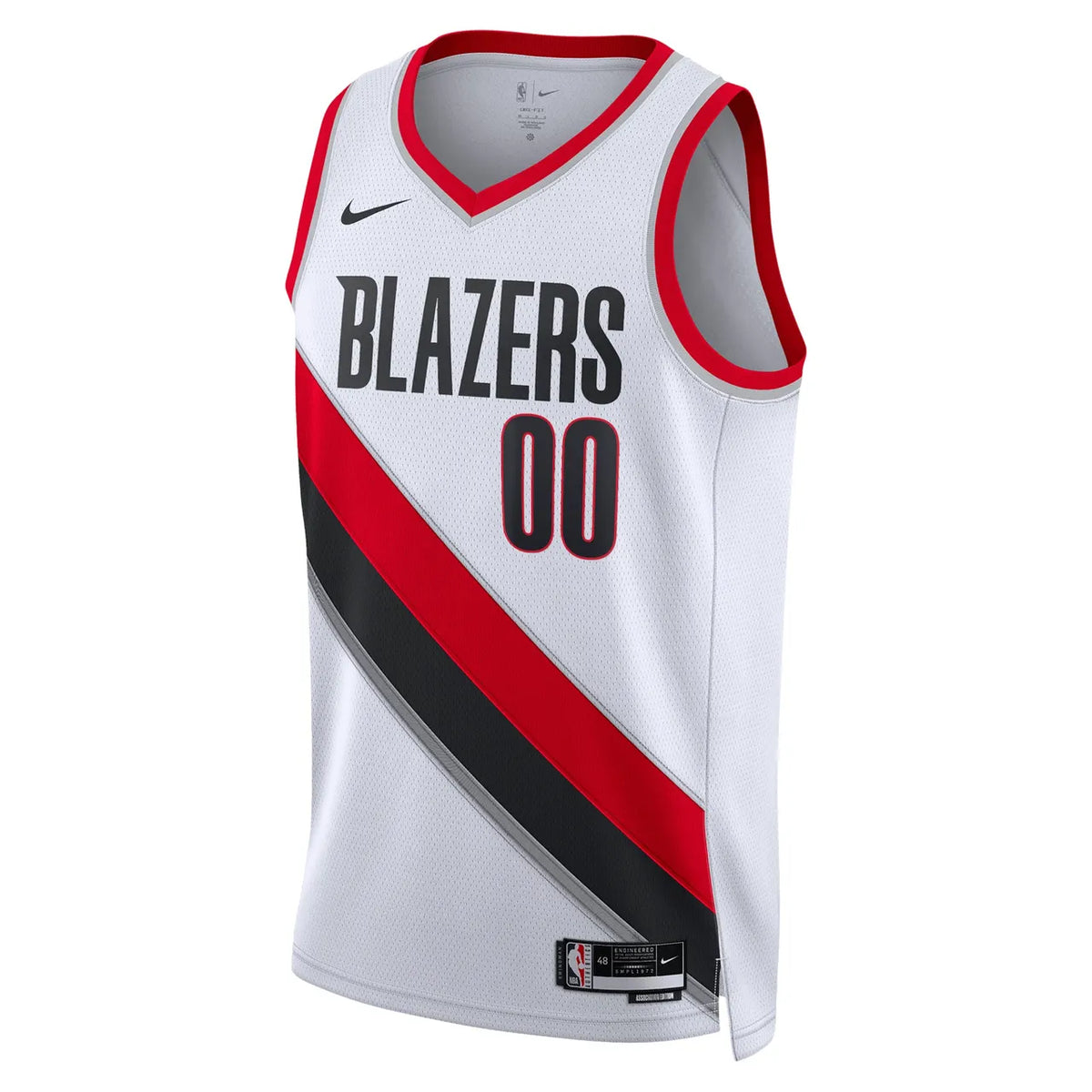 custom Nike Blazers White Jersey - Hình 2