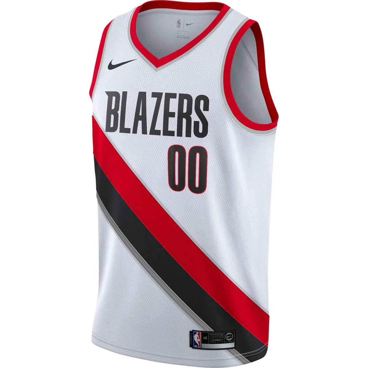 Blazers White Custom Jersey nike - Hình 2