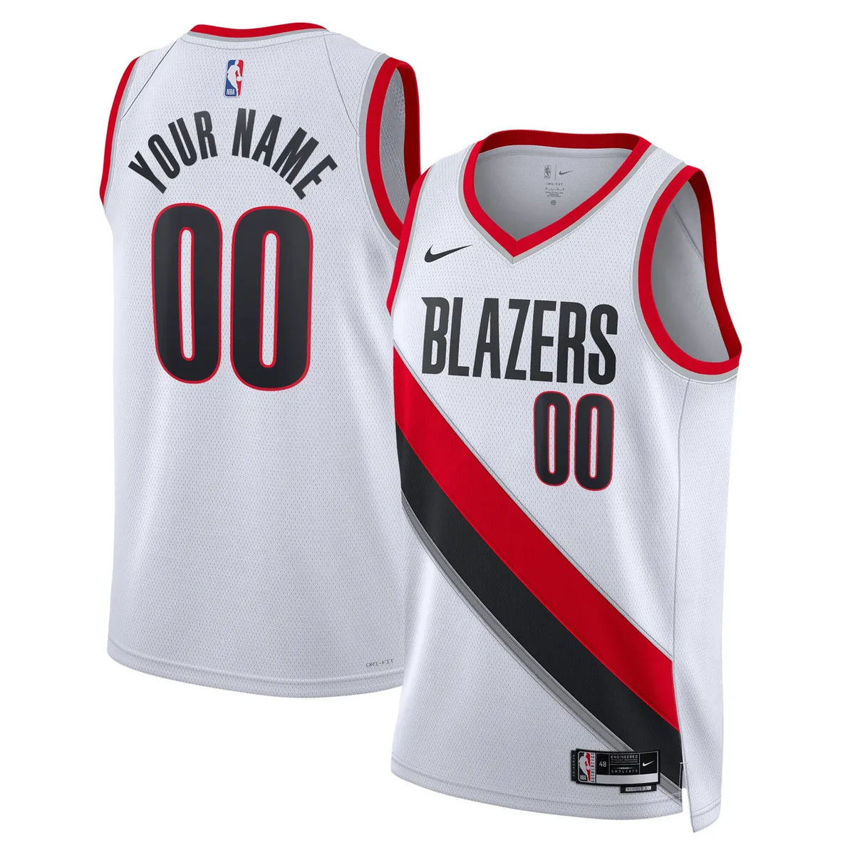 Nike Blazers White Jersey - Hình 2