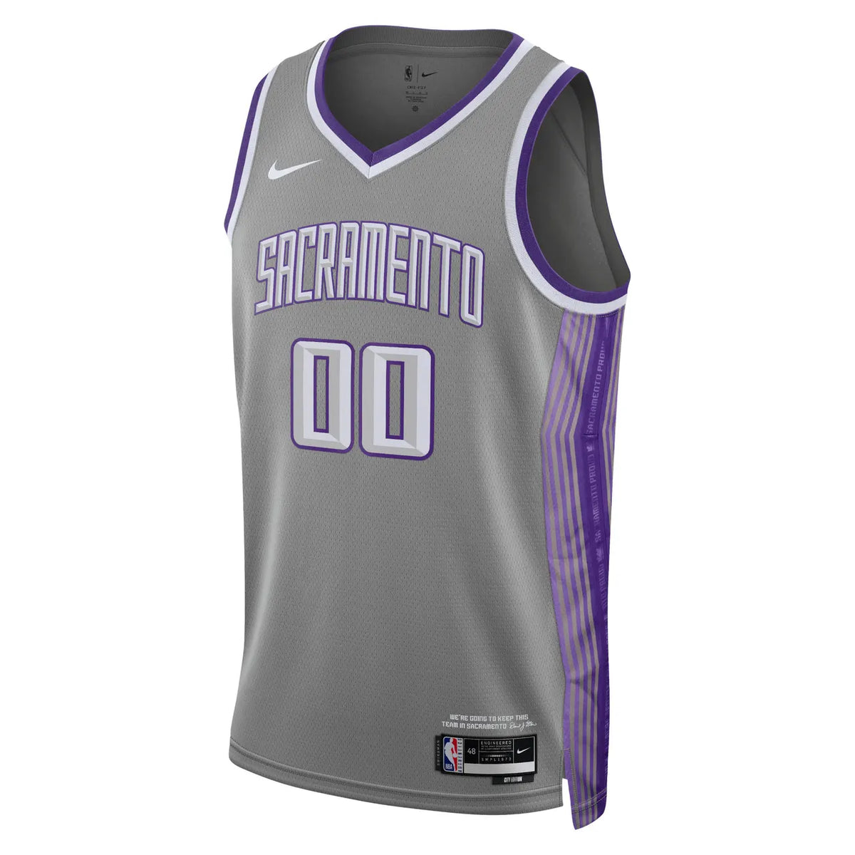 Kings Gray Custom Jersey - Hình 3