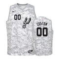 Spurs Custom White Camo Jersey