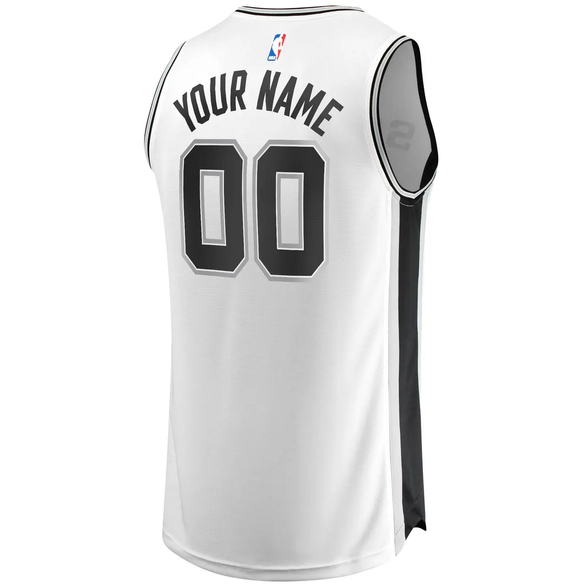 custom Fanatics Spurs White Jersey - Hình 4