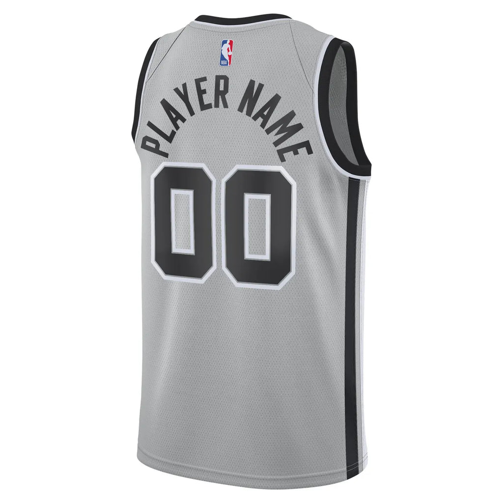 Jordan Spurs Gray Jersey - Hình 3