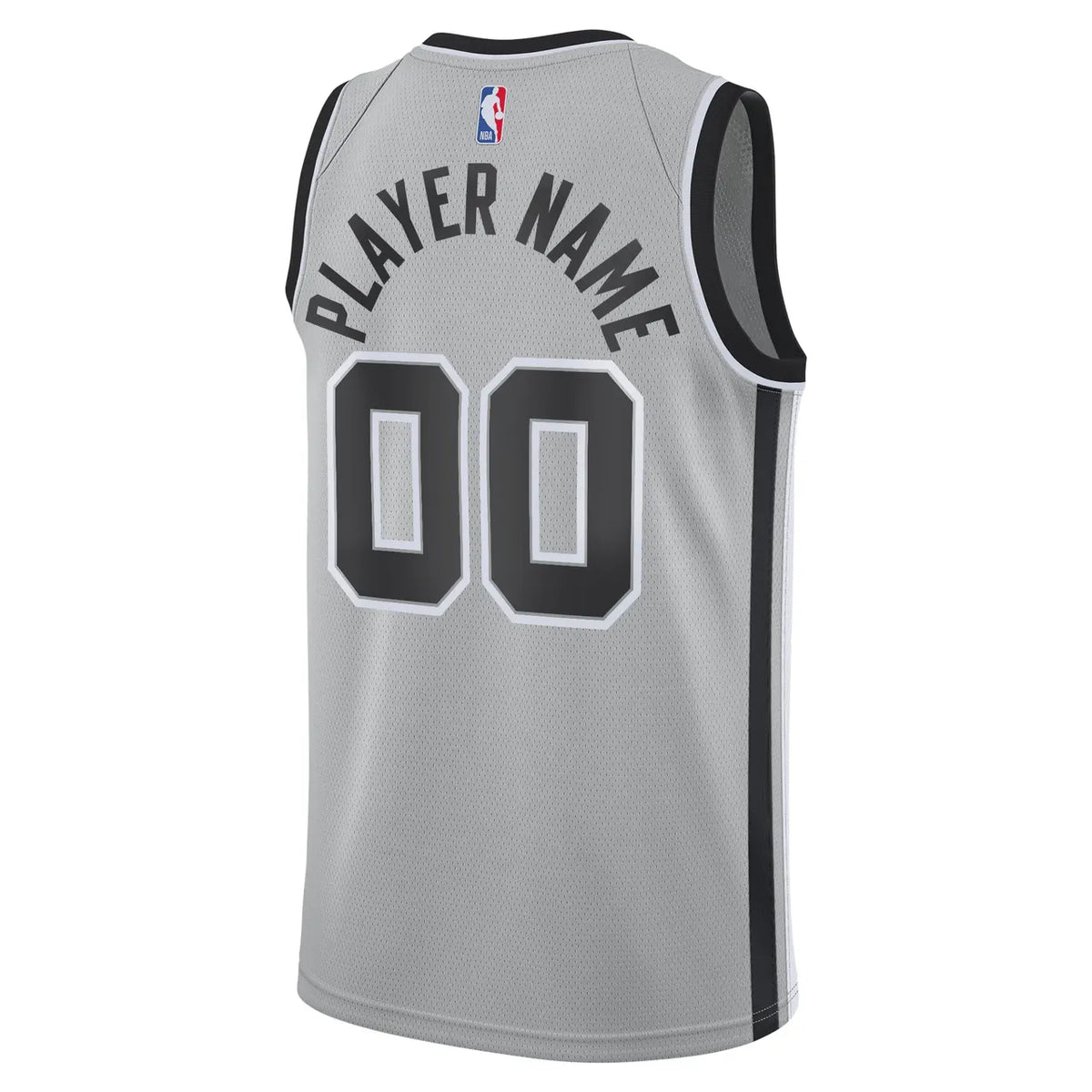 Jordan Spurs Gray Jersey - Hình 3