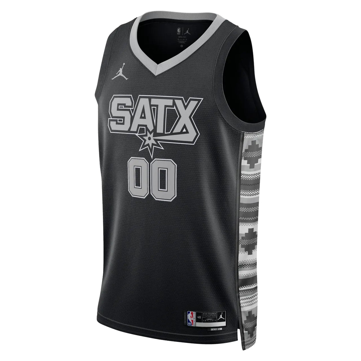 custom Jordan SATX Black Jersey - Hình 2