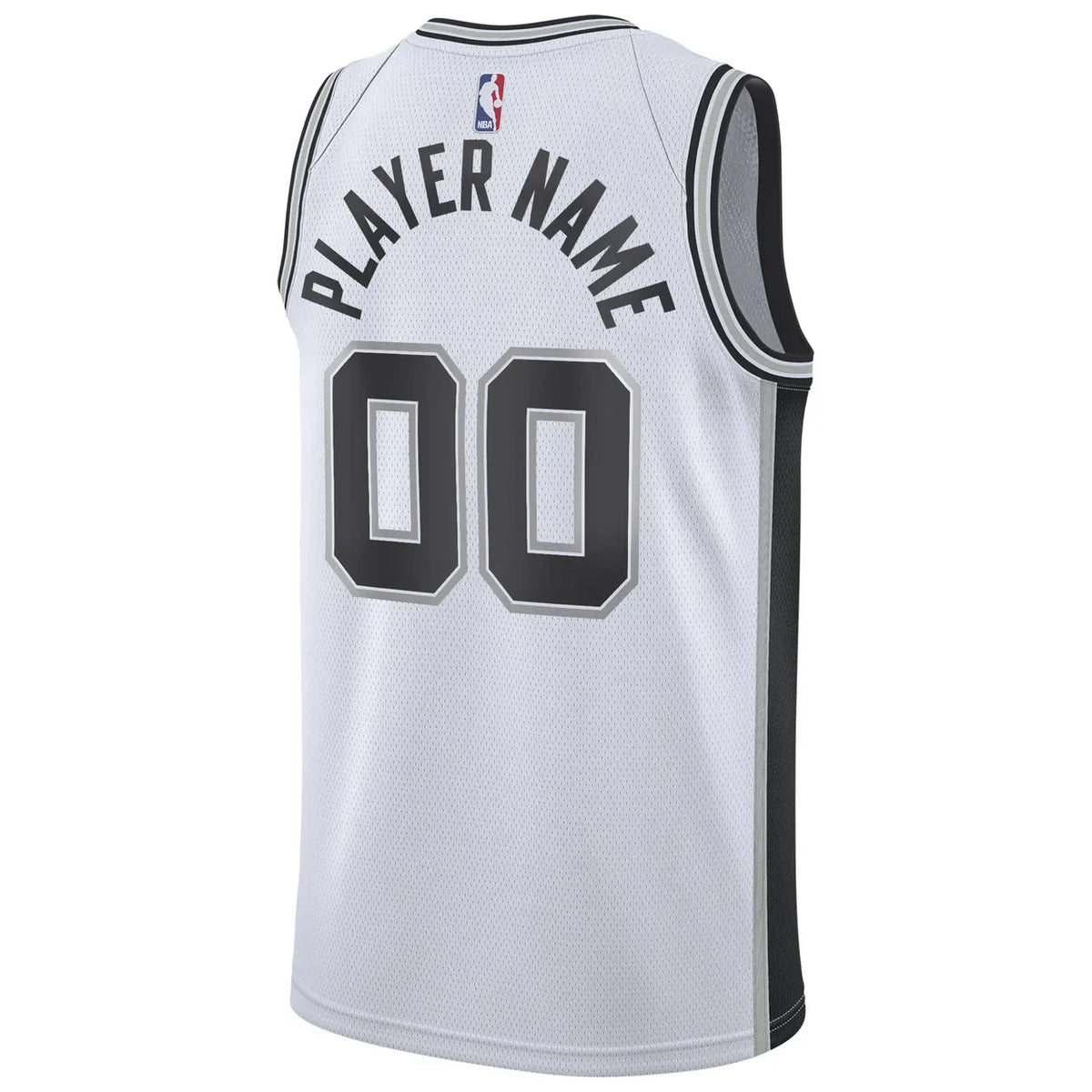 custom player Nike Spurs White Jersey - Hình 4