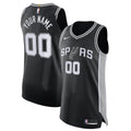 nike statement Spurs Black Custom Jersey