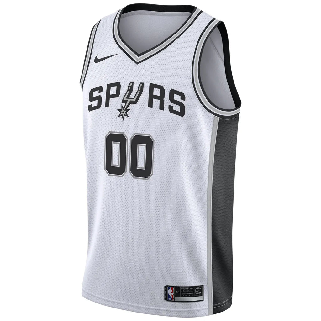 custom Nike Spurs White Jersey - Hình 3