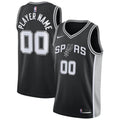 Spurs Black Custom Jersey nike