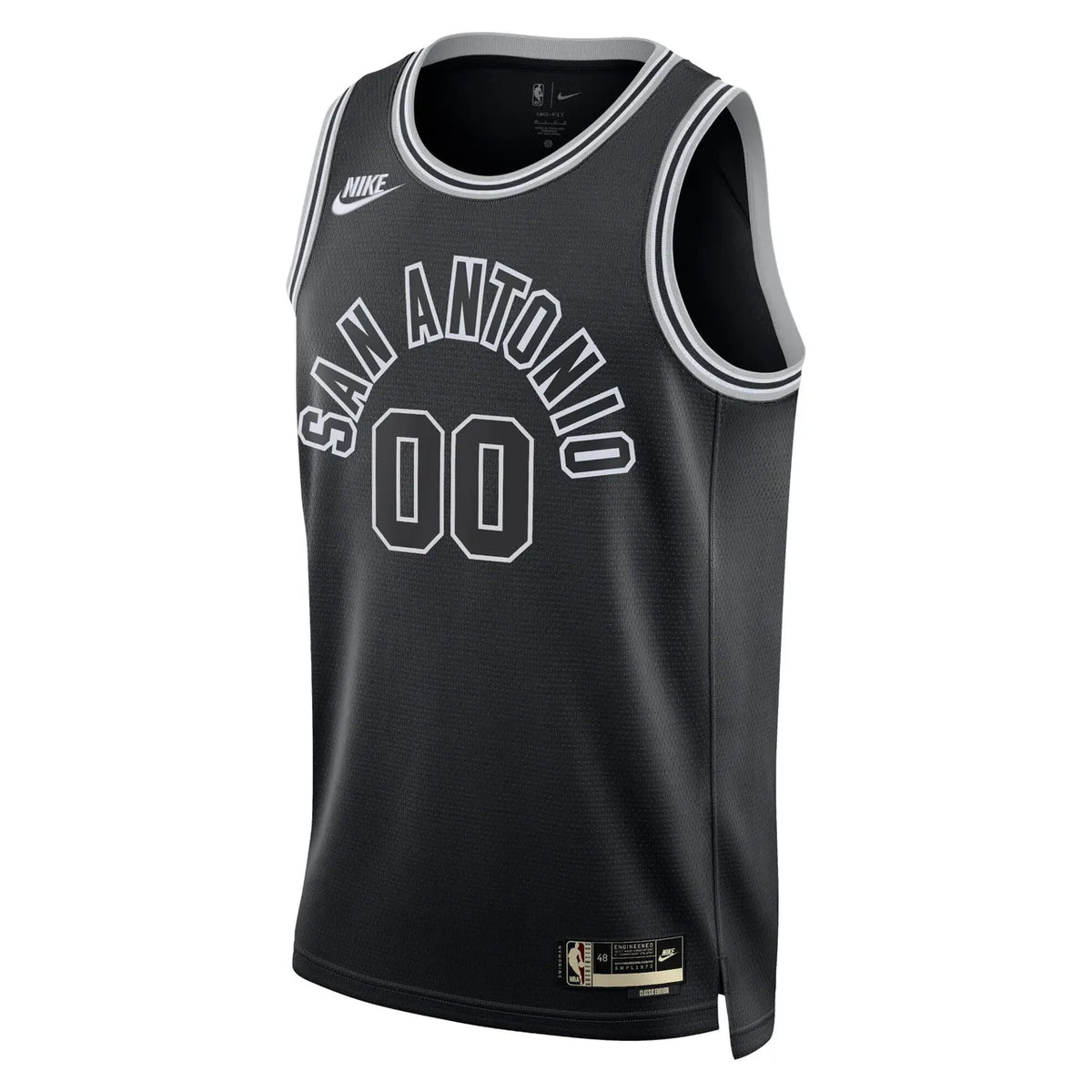 Nike Spurs Black Jersey Custom - Hình 3