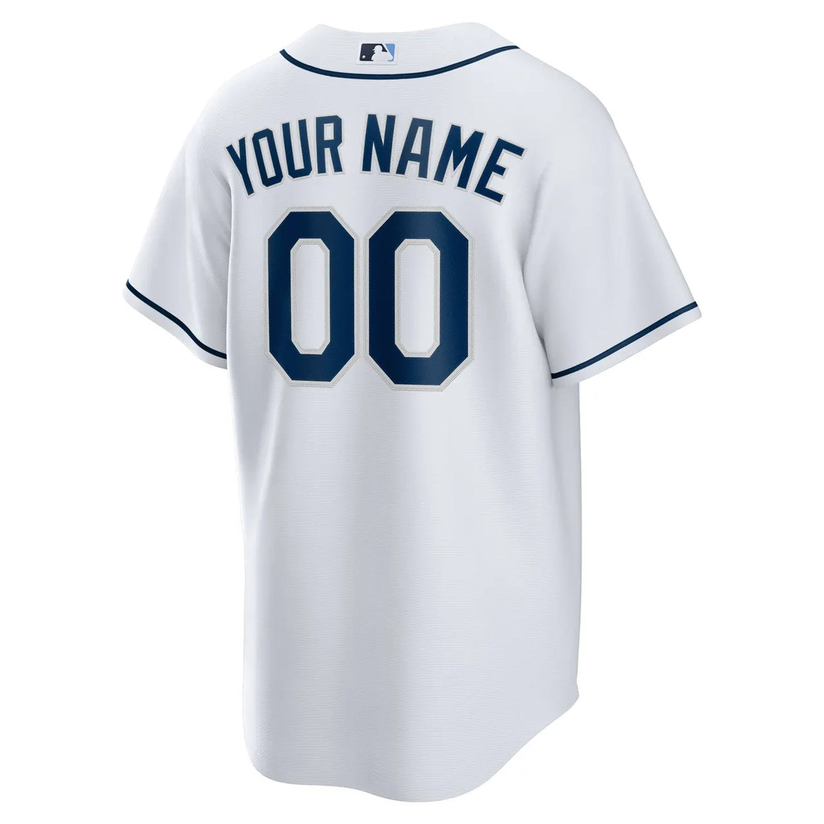 Nike Rays White Home Custom Jersey - Hình 4