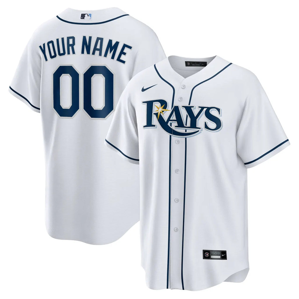 Nike Rays White Custom Jersey - Hình 2