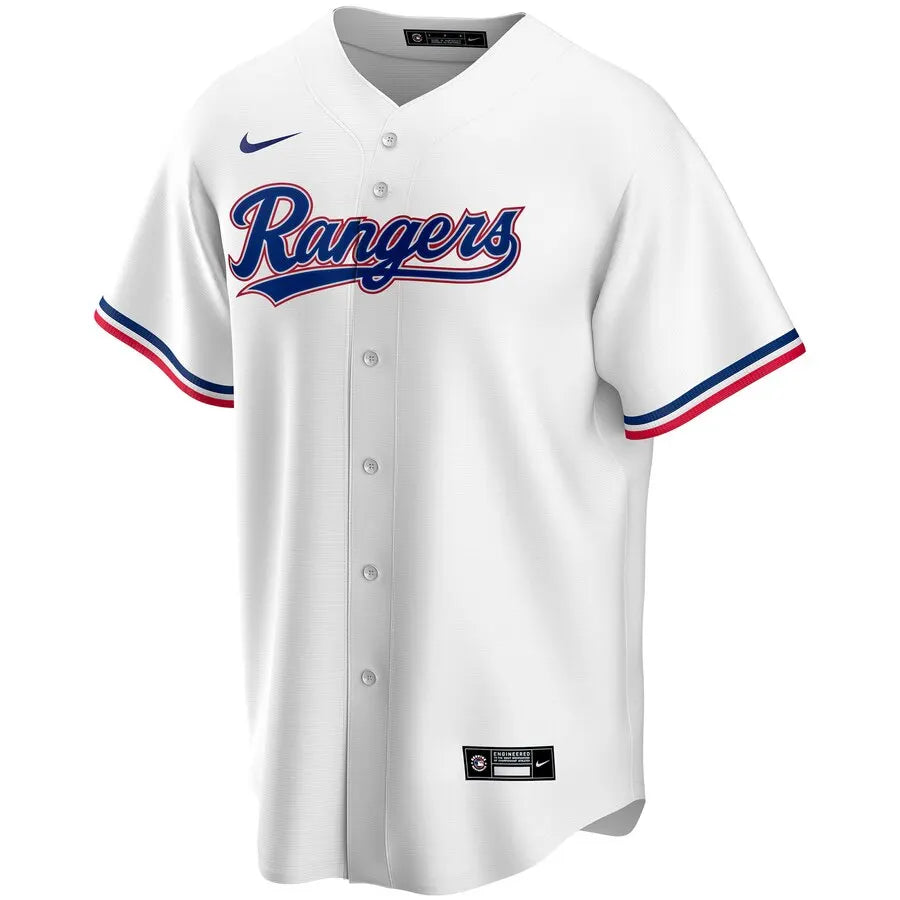 Rangers White Custom Jersey nike - Hình 2