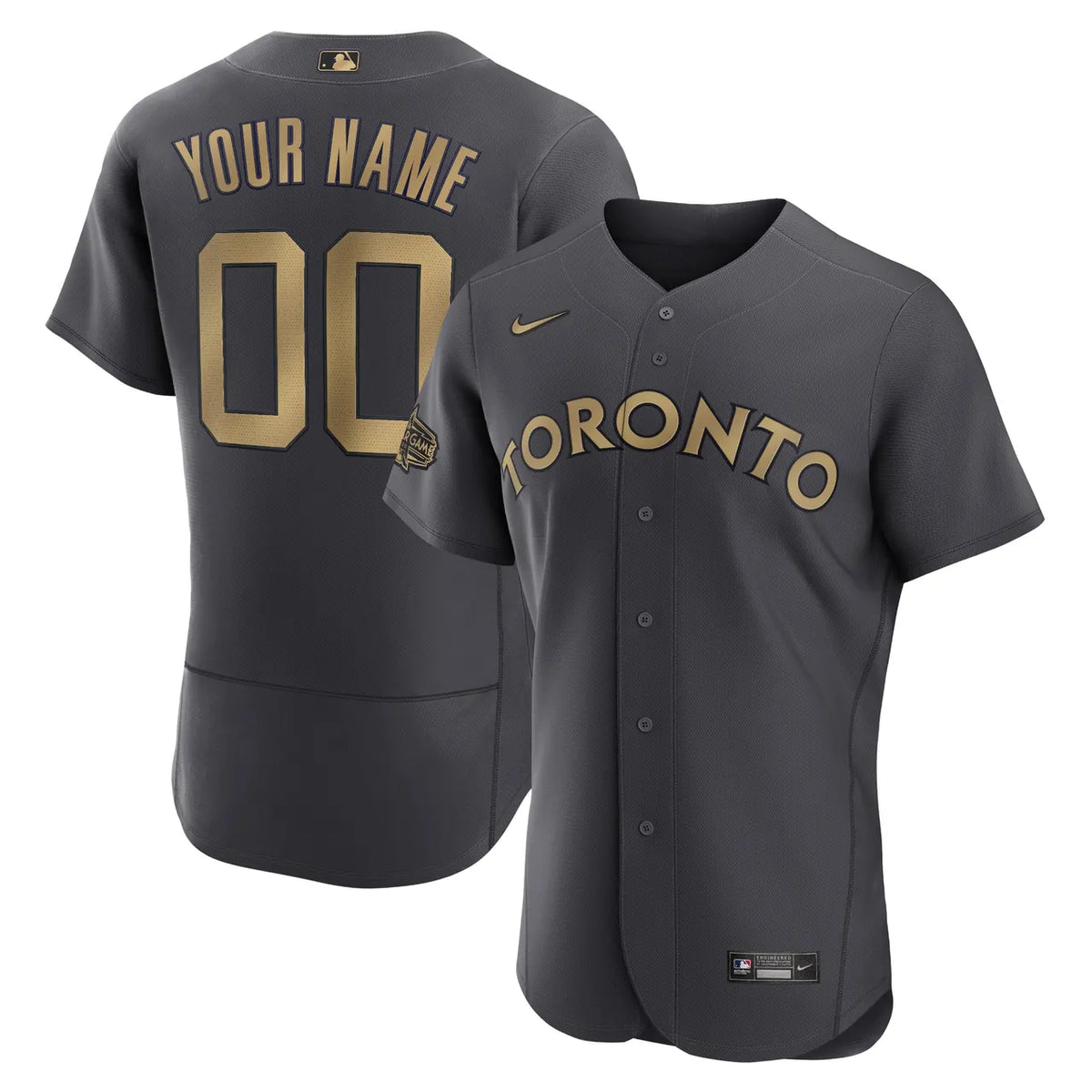 Toronto Jays Gray Custom Jersey nike