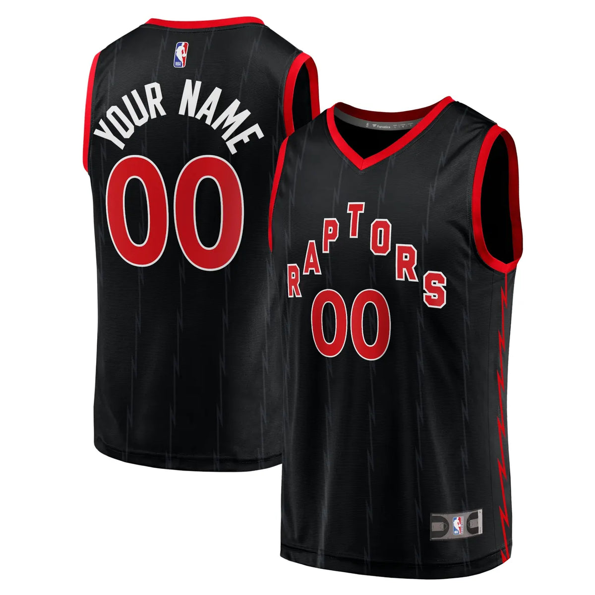 Custom Raptors Black Jersey - Hình 2