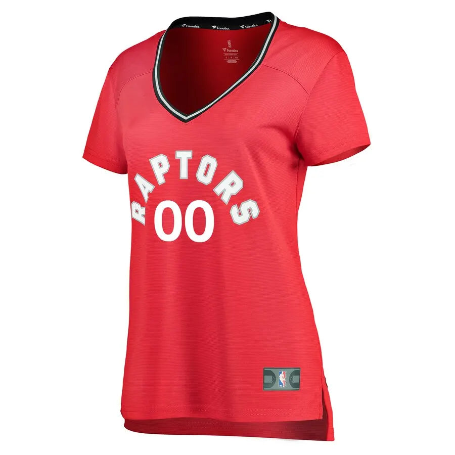 Raptors Women's Red Custom Jersey - Hình 2