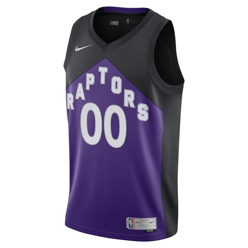 nike Raptors Black Custom Jersey - Hình 2
