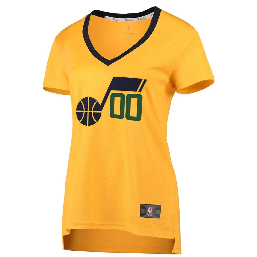 Utah Jazz Gold Jersey Women - Hình 2