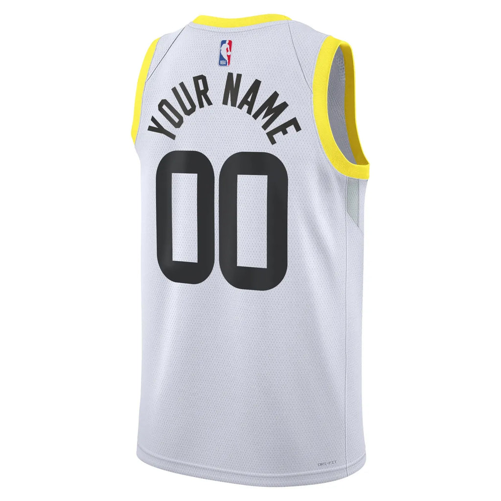 nike Utah Jazz White Jersey - Hình 3