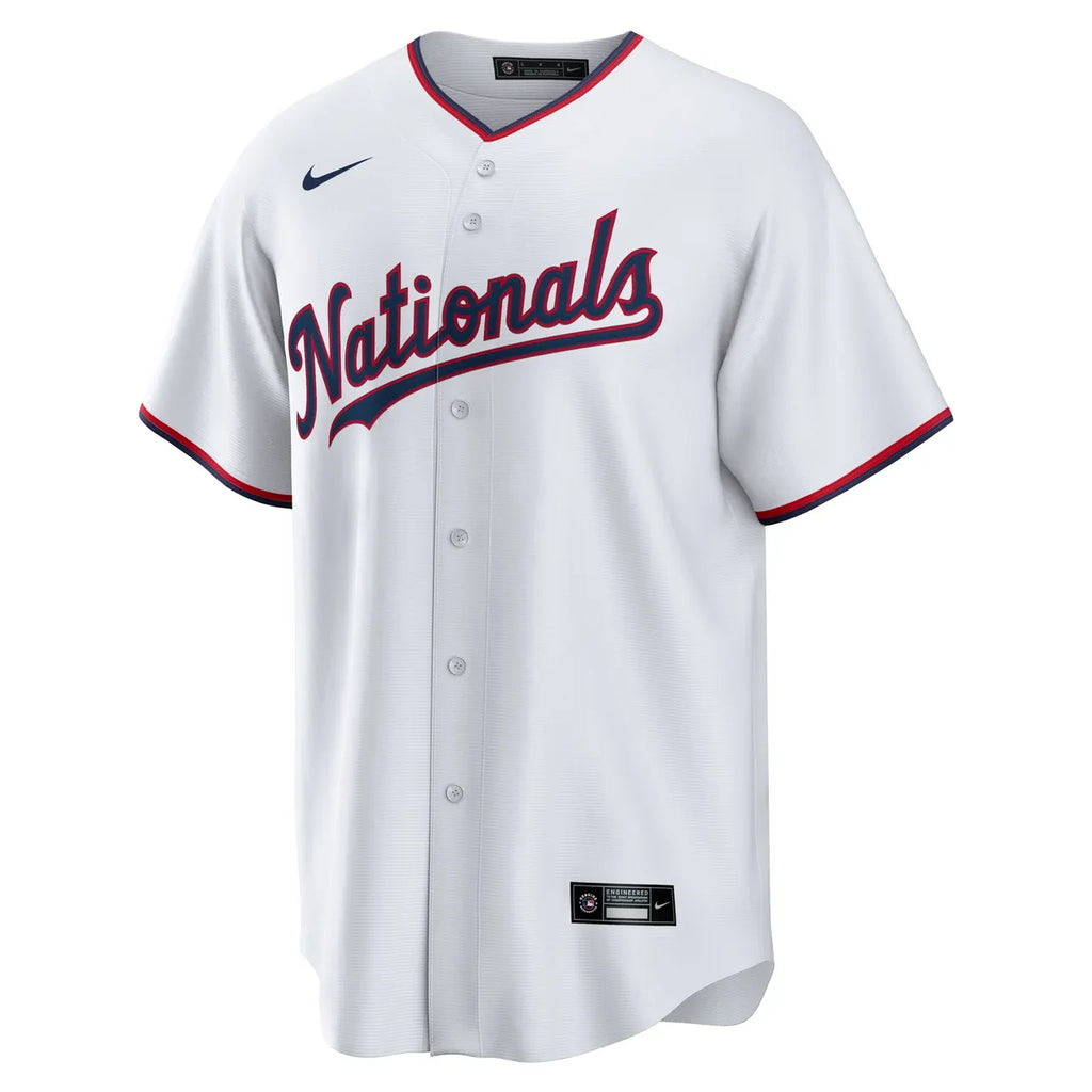 Nationals White Custom Jersey nike - Hình 3