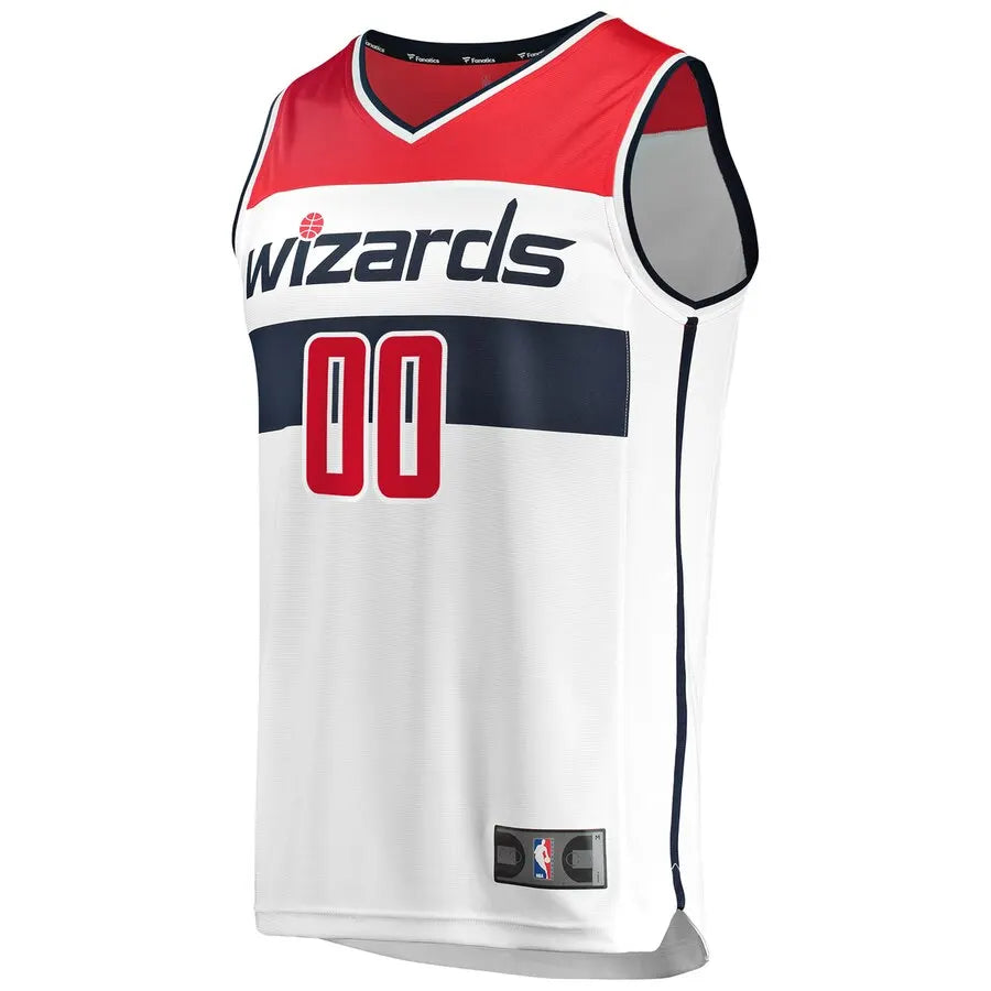 Wizards White Custom Jersey fanatics - Hình 2