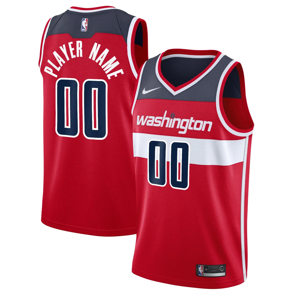 Wizards Red Custom Jersey nike statement