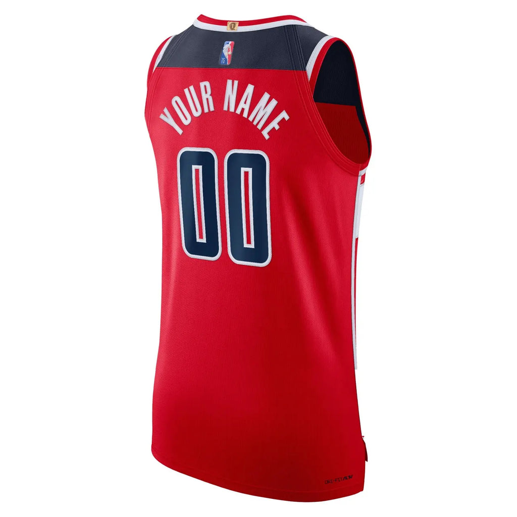 name Wizards Red Custom Jersey Nike - Hình 4