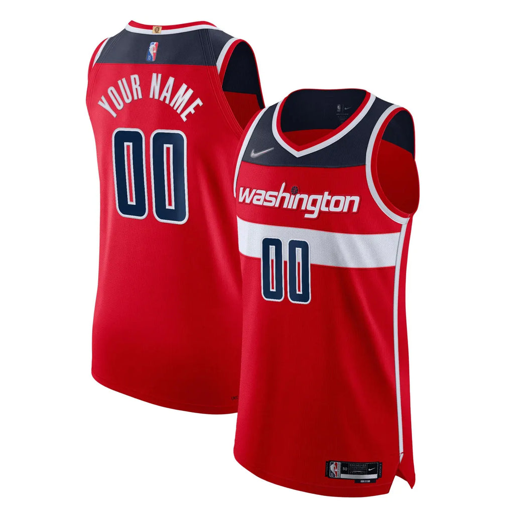 name Wizards Red Custom Jersey Nike - Hình 2
