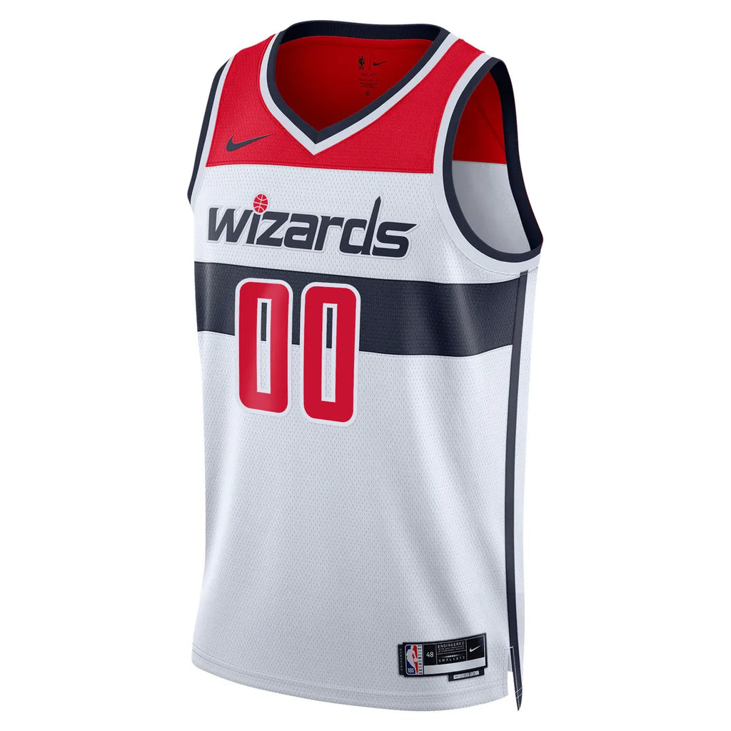 Nike Wizards White Jersey - Hình 3