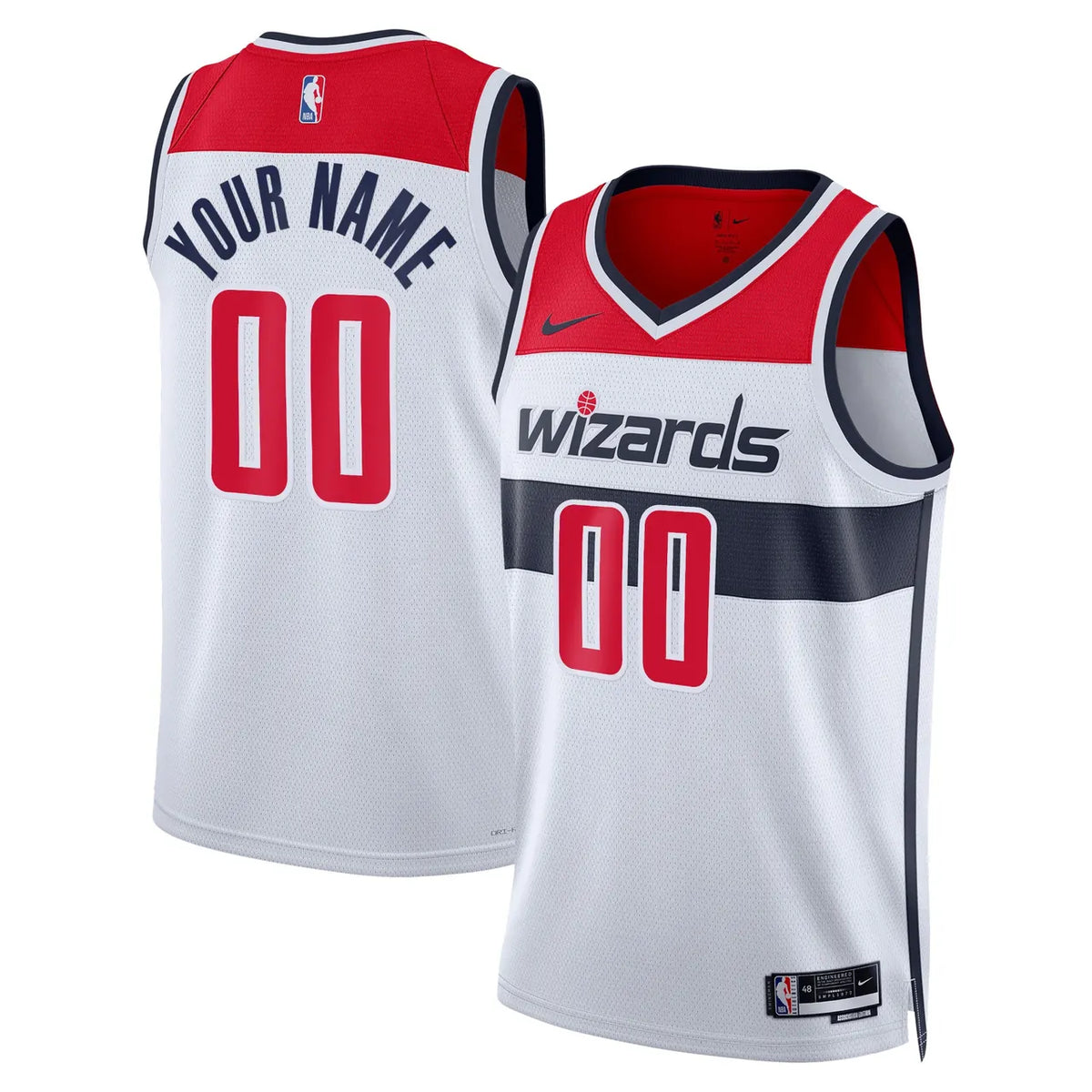 Nike Wizards White Jersey