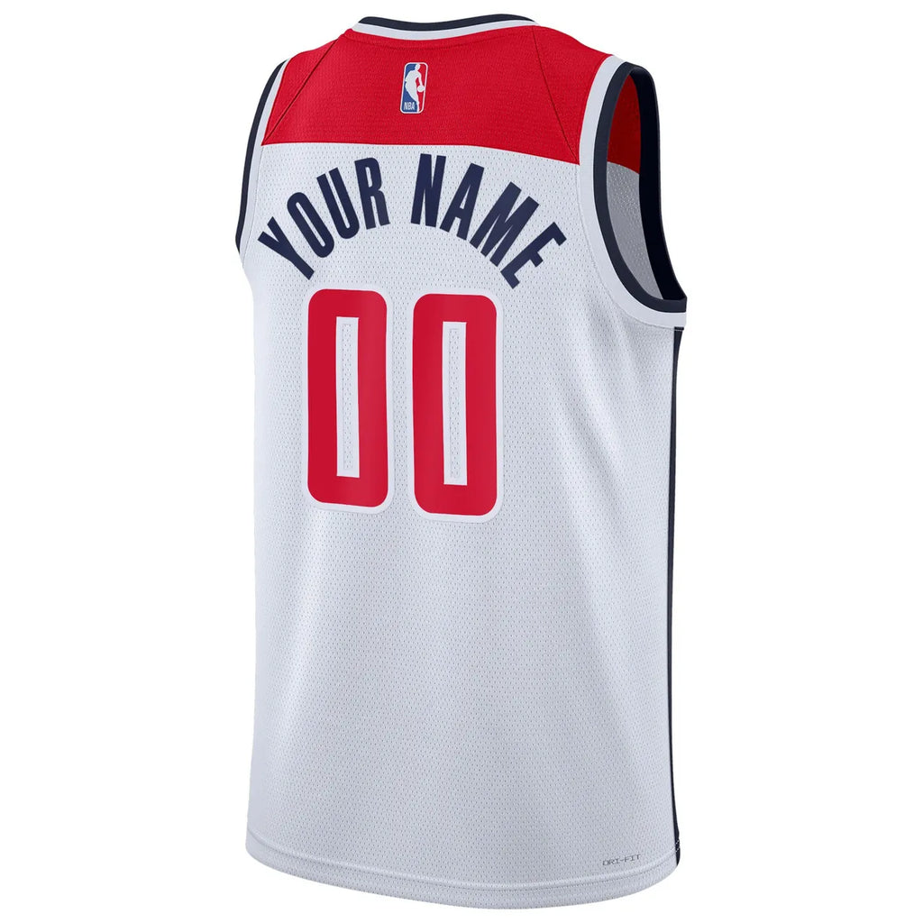 nike Wizards White Association Jersey - Hình 3