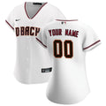 Diamondbacks White Custom Jersey