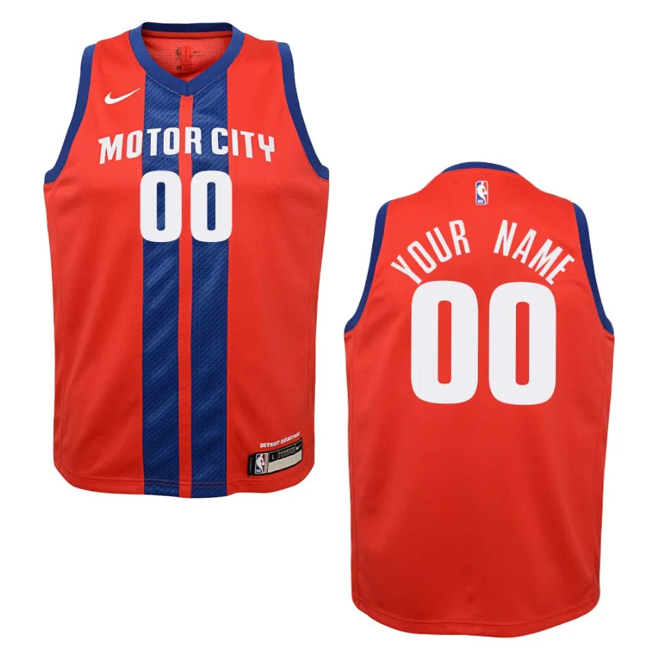 Nike Pistons Red Jersey
